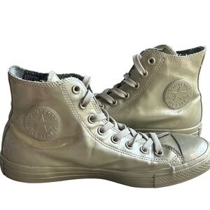 Converse Chuck Taylor All Star Metallic Rubber Hi - Gold